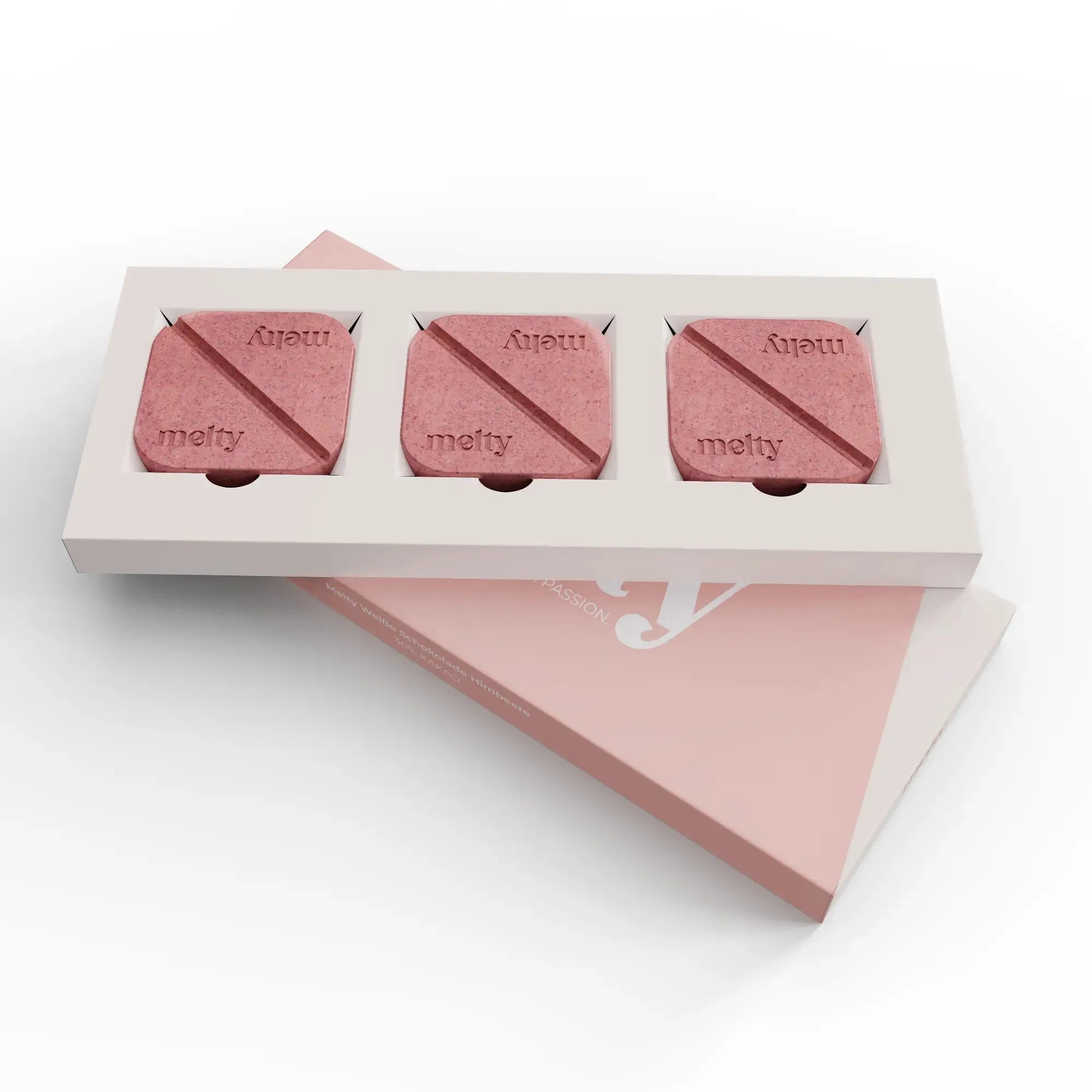 Aphrodisiac chocolate white/raspberry