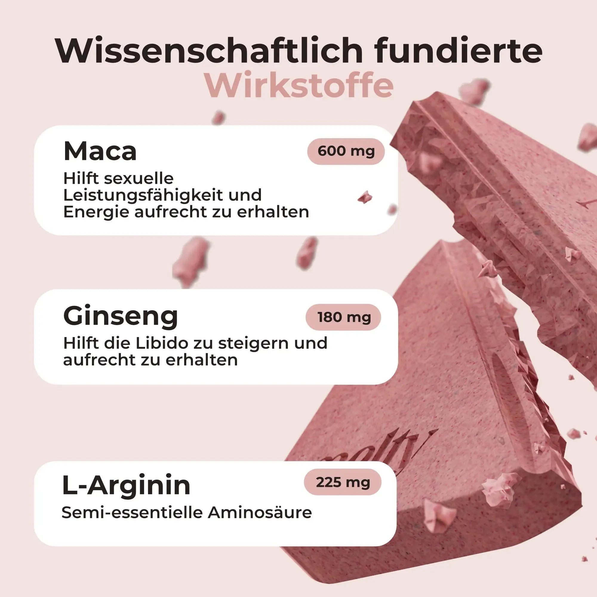 Aphrodisiac chocolate white/raspberry