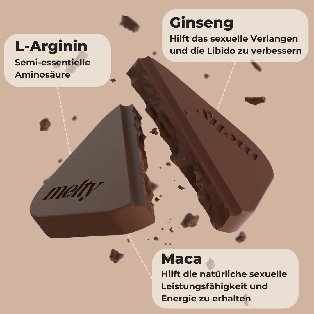Melty | Aphrodisierende Schokolade für Paare Melty | Aphrodisierende Schokolade für Paare